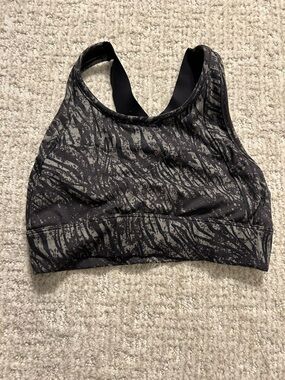 Varley Women’s Black Patterned Sports Bra (SZ S)